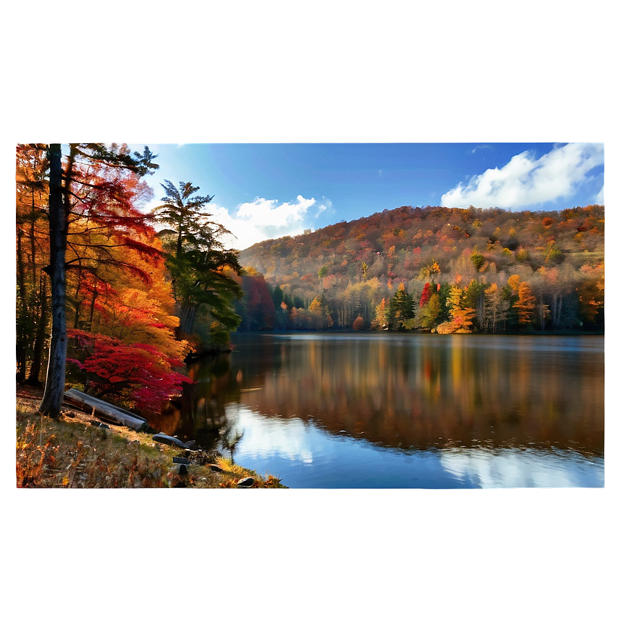 West Virginia Autumn Scenery Png Lwb