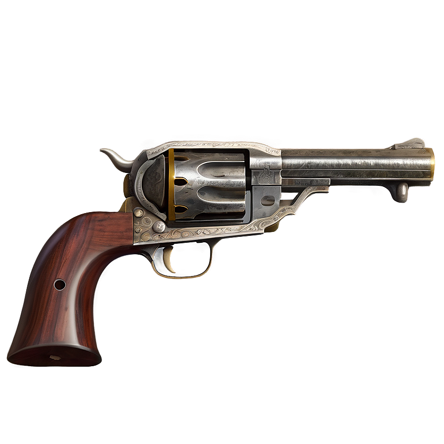 Western Duel Revolver Png Sow