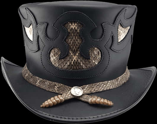 Western Style Decorative Top Hat