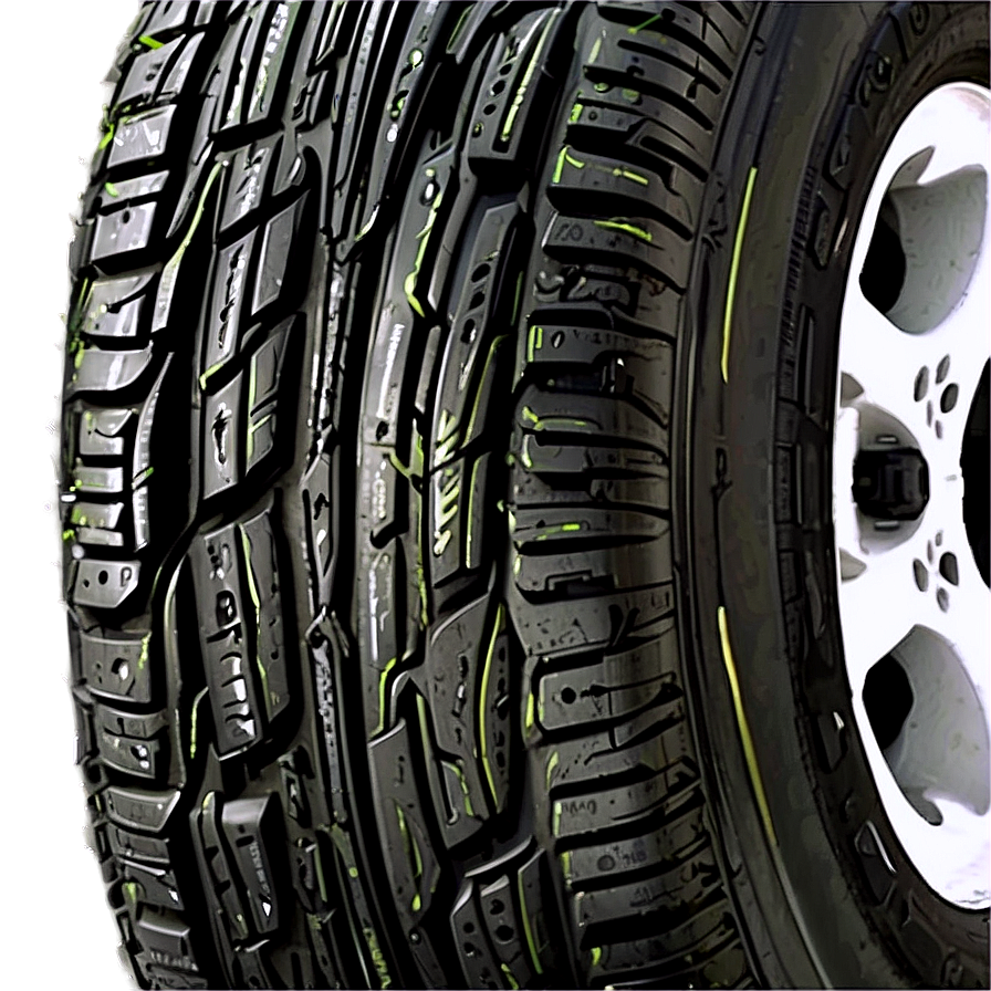 Wet Road Tire Tread Png 25