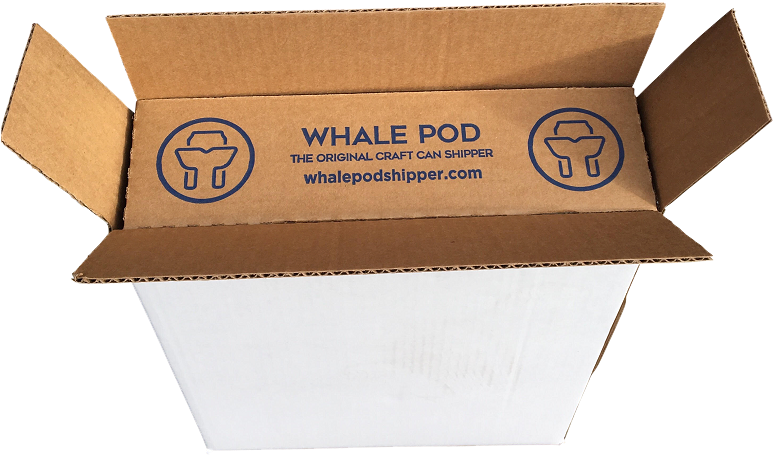 Whale Pod Craft Can Shipper Box