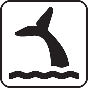 Whale Tail Icon Simple