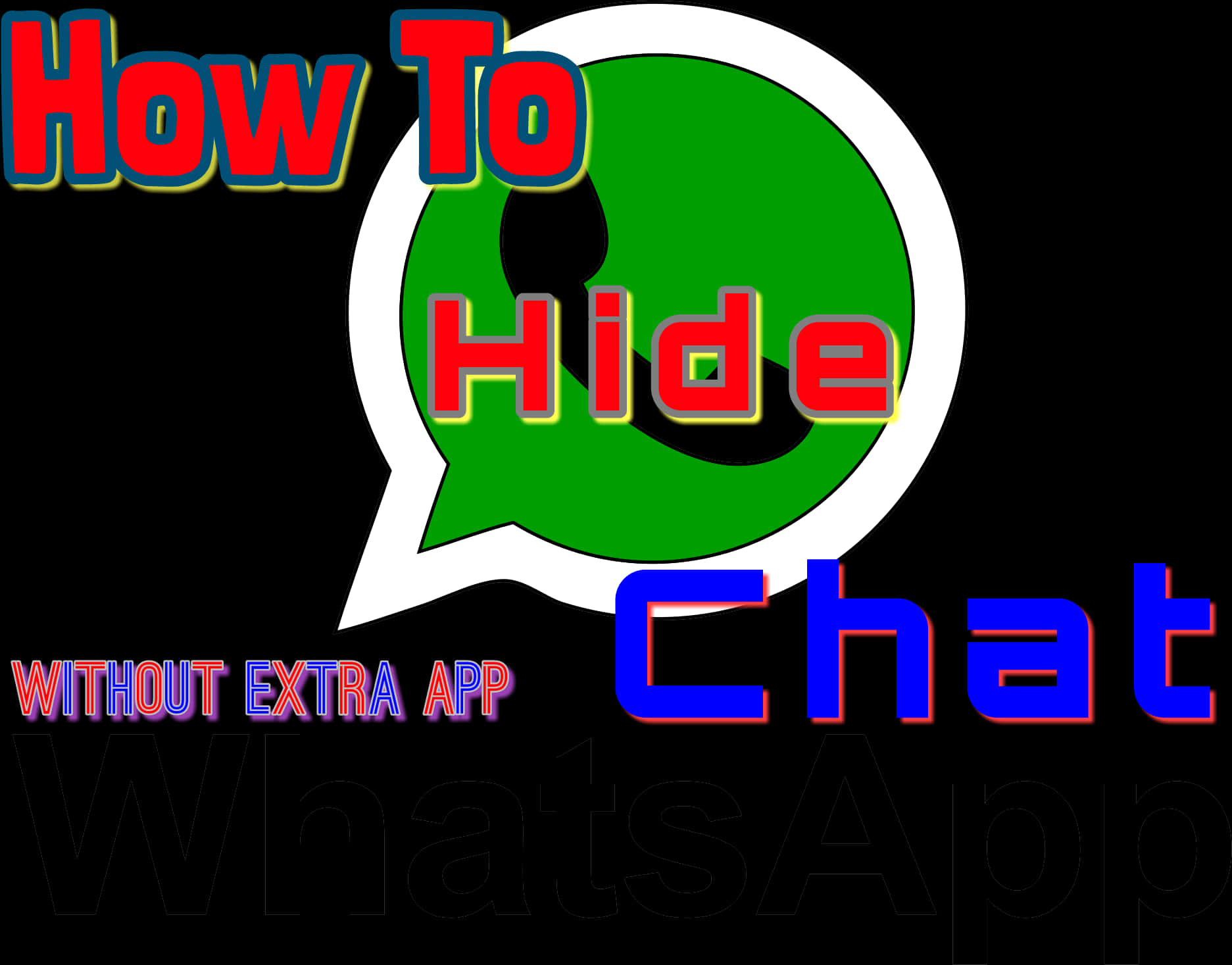Whats App Chat Hiding Tutorial