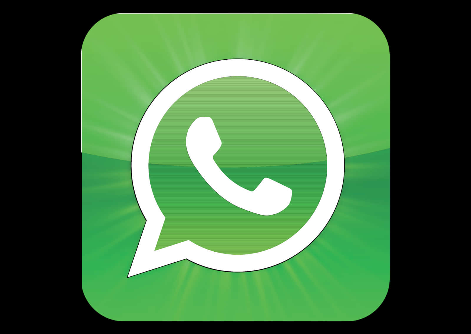 Whats App Logoon Green Background