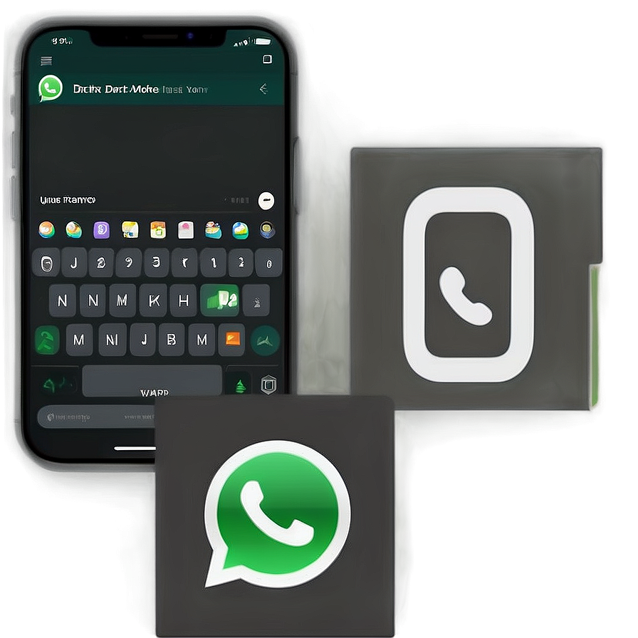 Whatsapp Dark Mode Interface Png 46