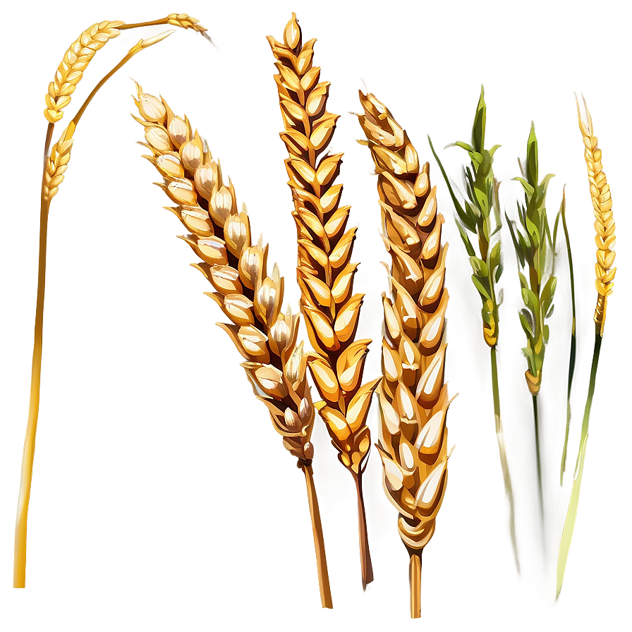 Wheat Field And Clouds Png 80