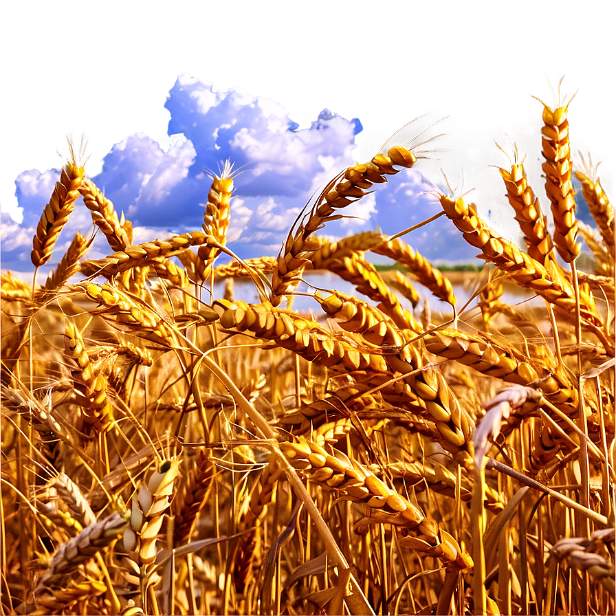 Wheat Field And Clouds Png Wjb