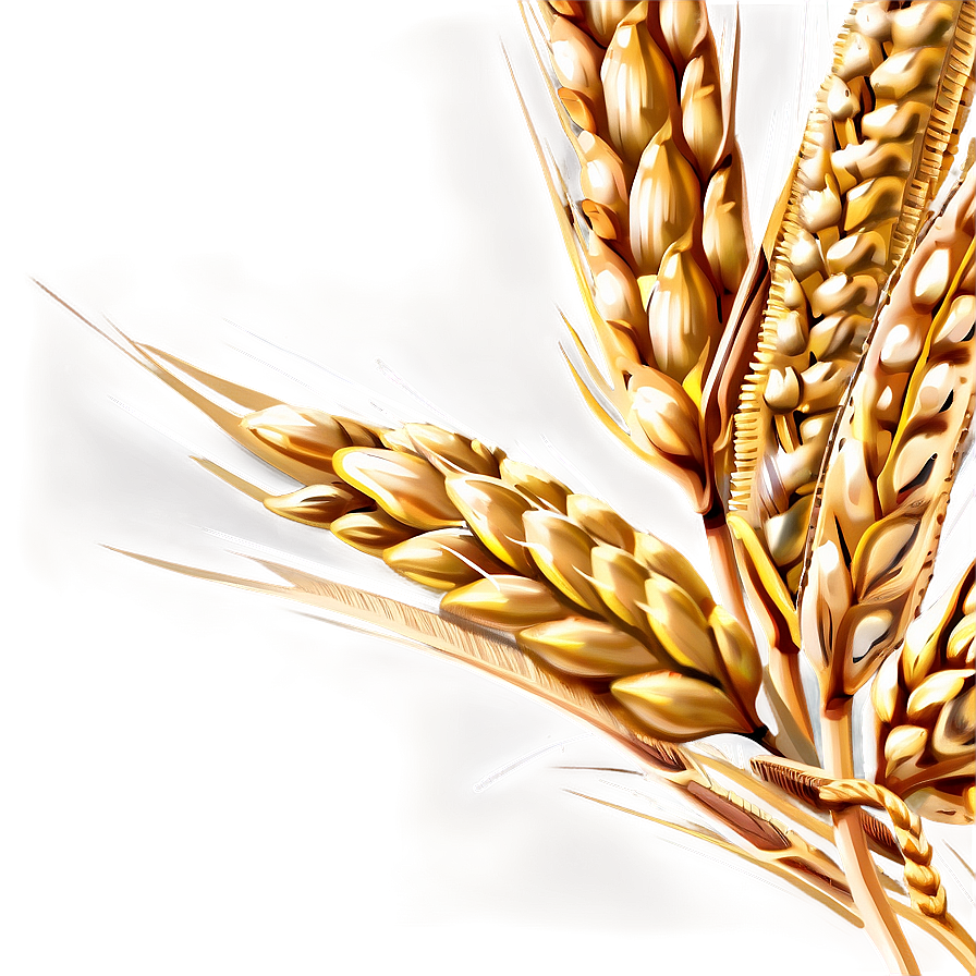 Wheat Grain Close-up Png Nov7