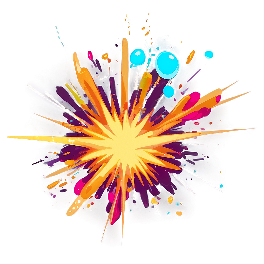 Whimsical Cartoon Explosion Png 06212024