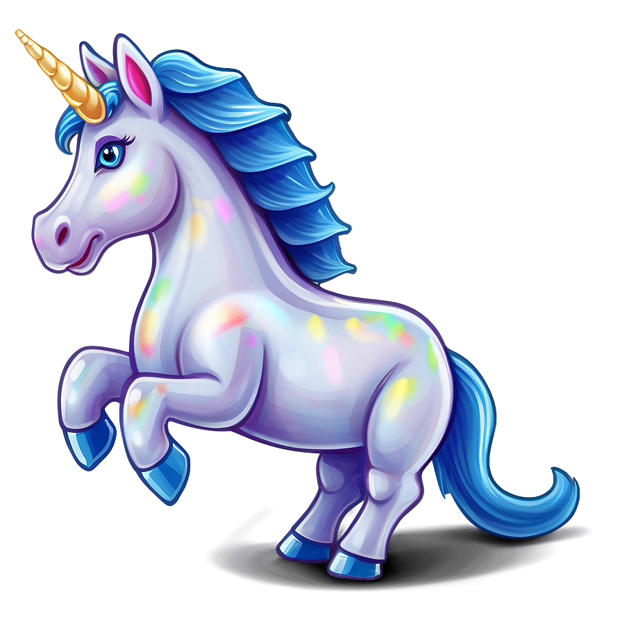 Whimsical Cartoon Unicorn Png Wla65