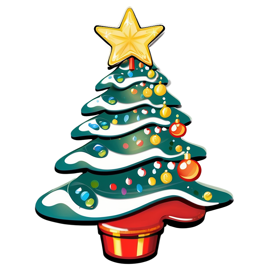 Whimsical Christmas Tree Drawing Png 06132024