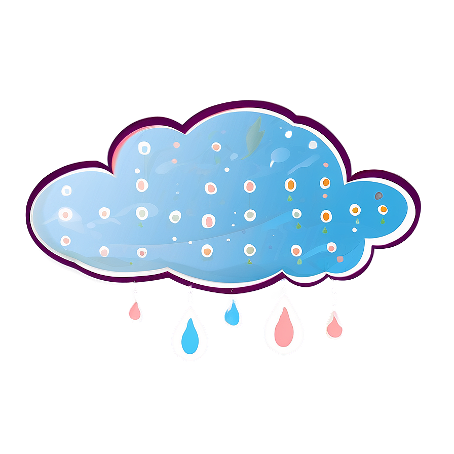 Whimsical Cloud Vector Design Png Tis87