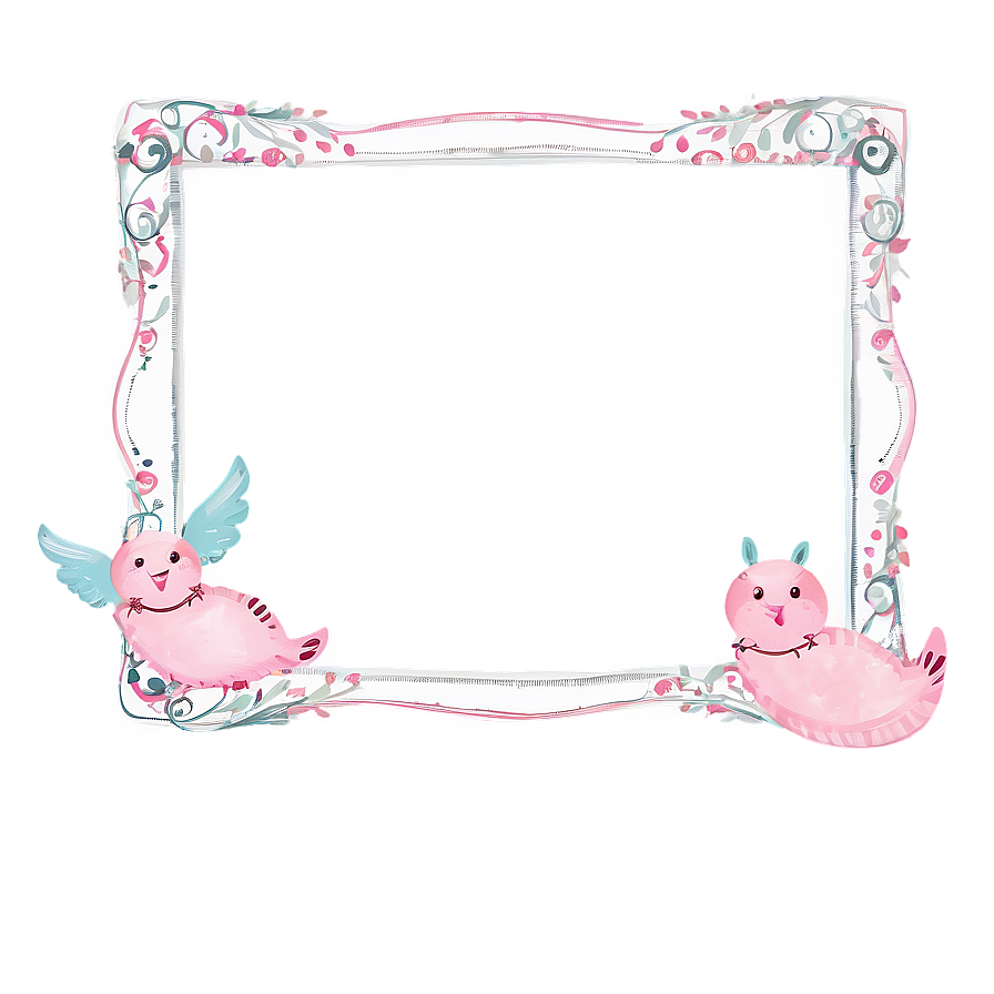 Whimsical Cute Frame Png 20