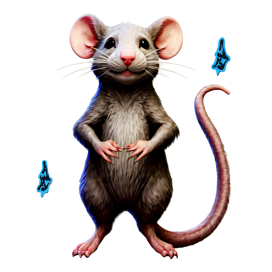 Whimsical Cute Rat Png Vih84