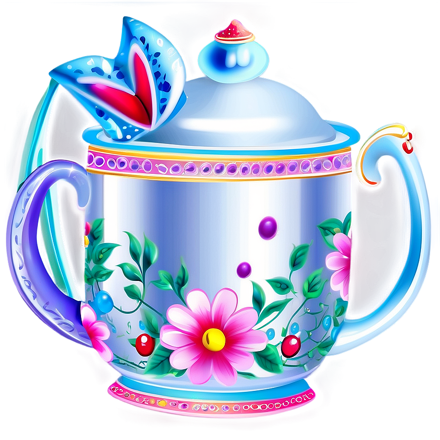 Whimsical Fairy Tale Tea Cup Png Tlg46