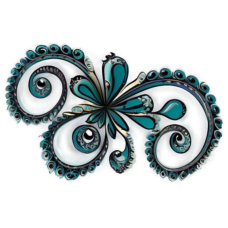 Whimsical Flourish Swirl Png 59