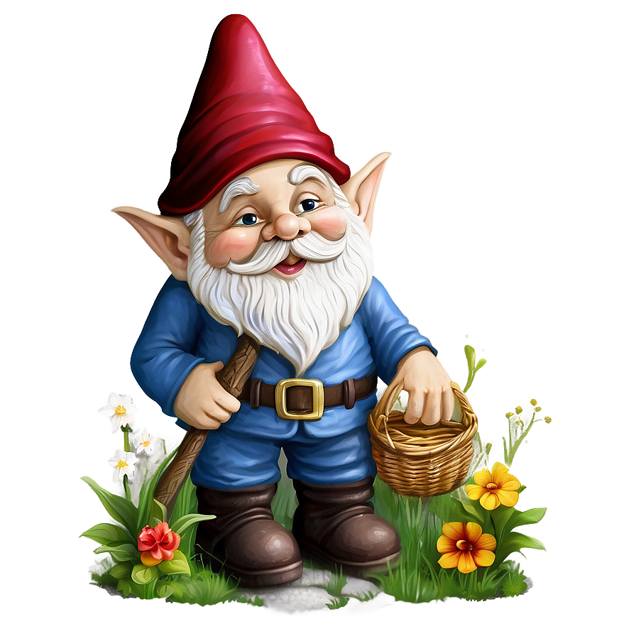 Whimsical Garden Gnome Png 35