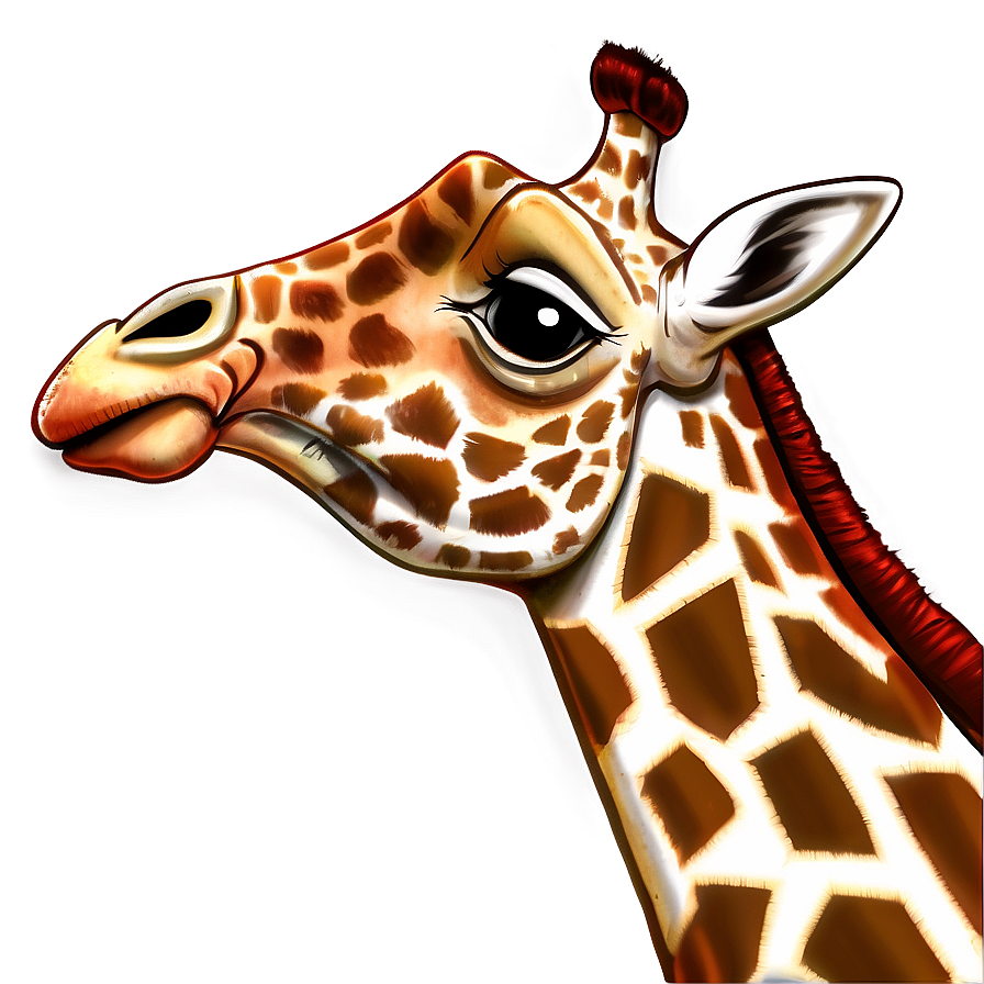 Whimsical Giraffe Character Png Dbi