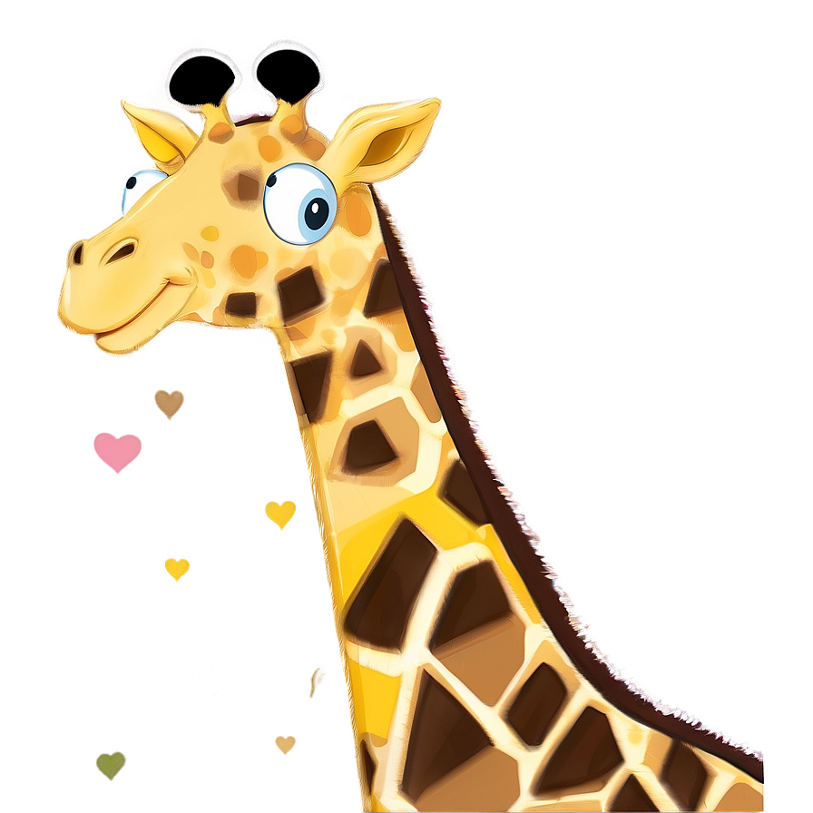 Whimsical Giraffe Character Png Ljb34