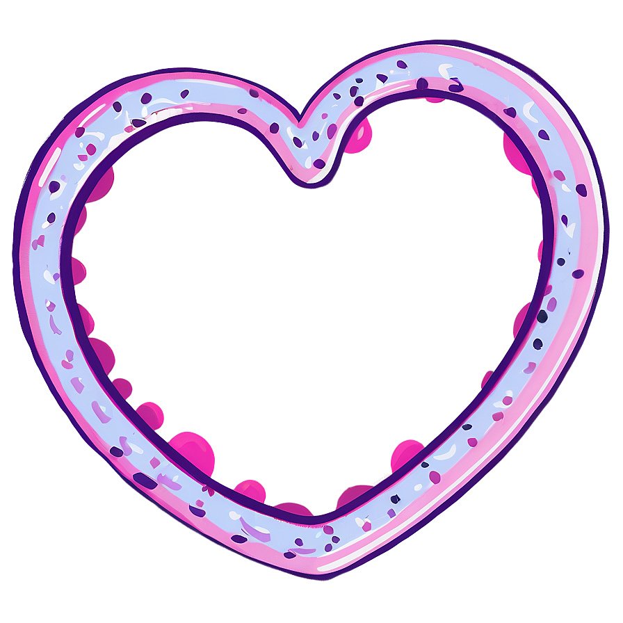 Whimsical Heart Doodle Png Oqo