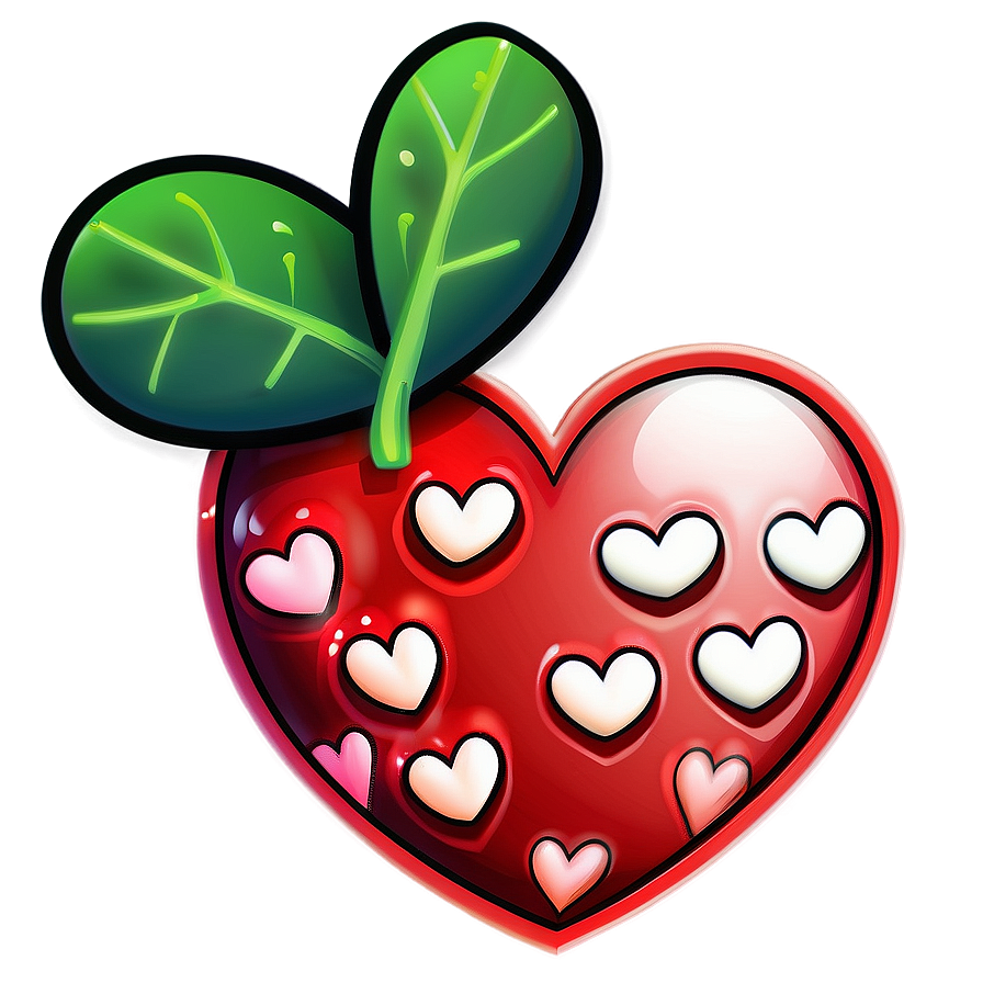 Whimsical Heart Doodle Png Pep