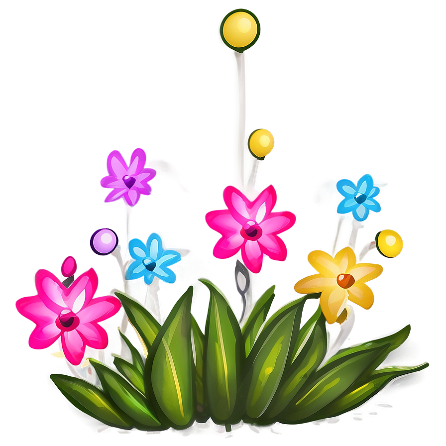 Whimsical Indie Flower Png Edi75