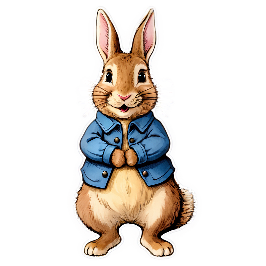 Whimsical Peter Rabbit Art Png 06262024