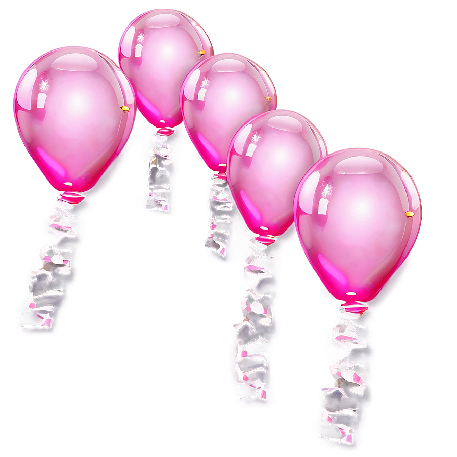 Whimsical Pink Balloons Dream Png 10