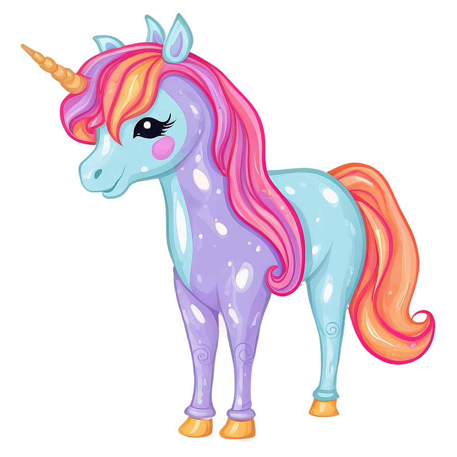 Whimsical Unicorn Clipart Png 18