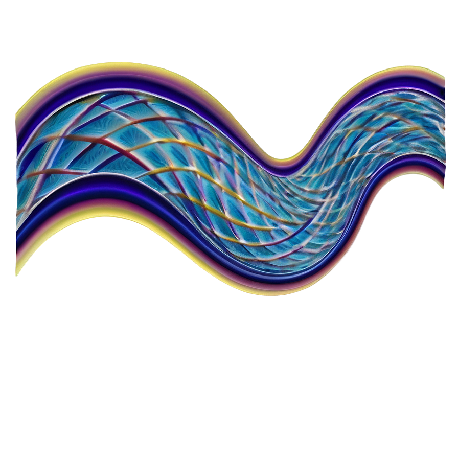 Whimsical Wavy Lines Spiral Png 77