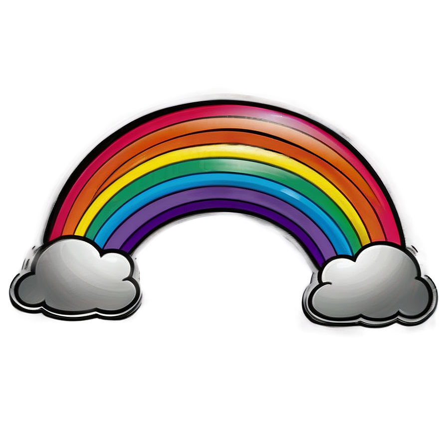 Whimsy Rainbow Png Dku