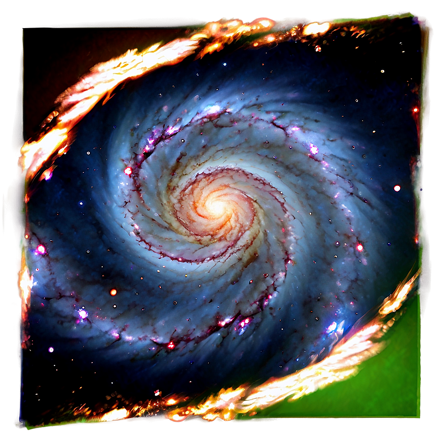 Whirlpool Galaxy Fantasy Png Mpe32