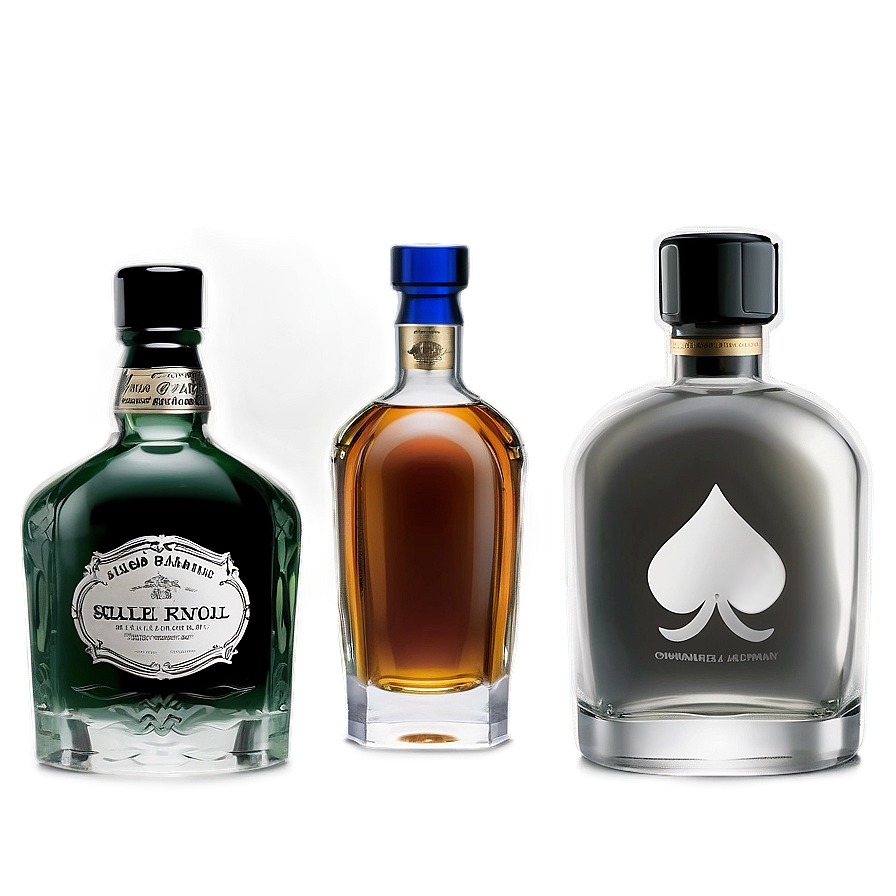 Whiskey Bottle Collection Png Ofi