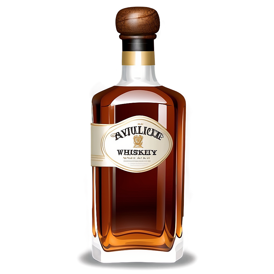 Whiskey Bottle Illustration Png Ixr89