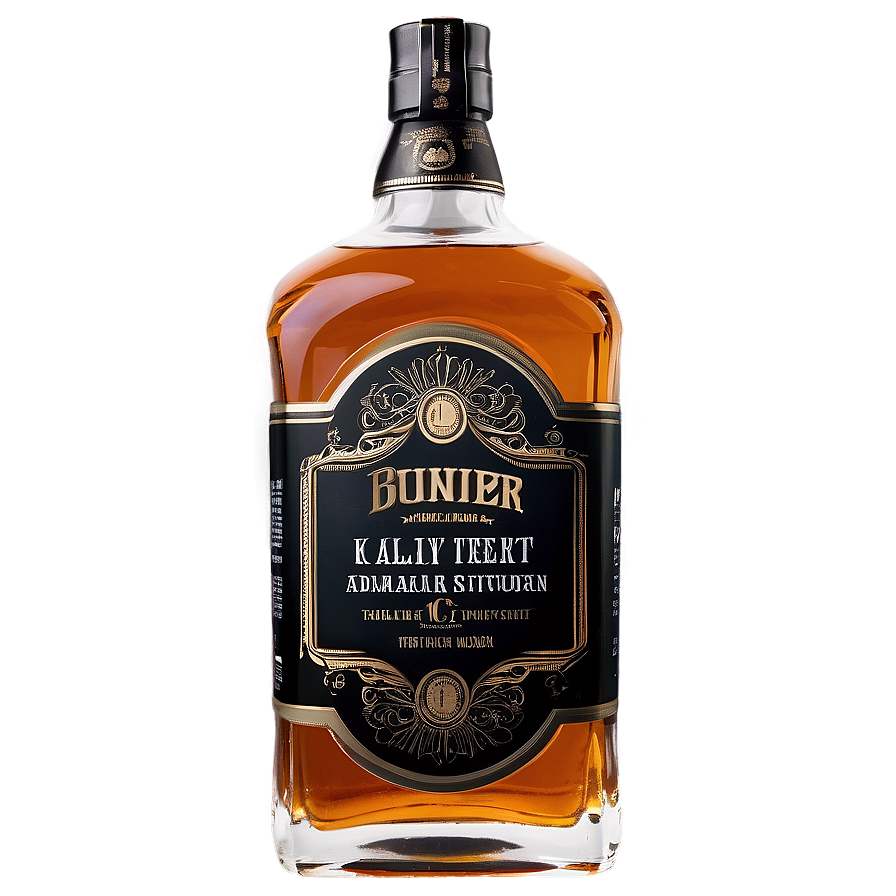 Whiskey Bottle Label Png Gsd10