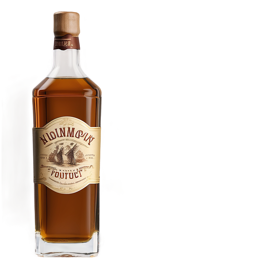 Whiskey Bottle Mockup Png 53