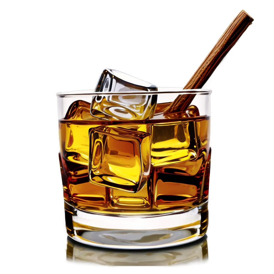 Whiskey Glass With Ice Png 71