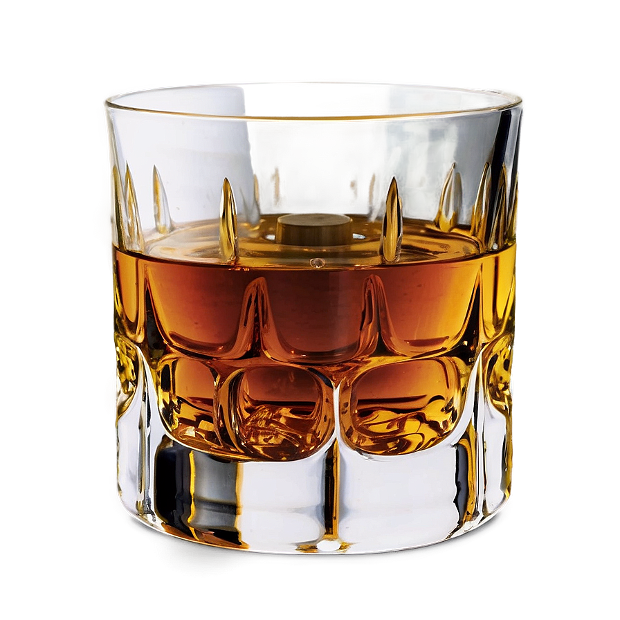 Whiskey Glass With Oak Background Png 59