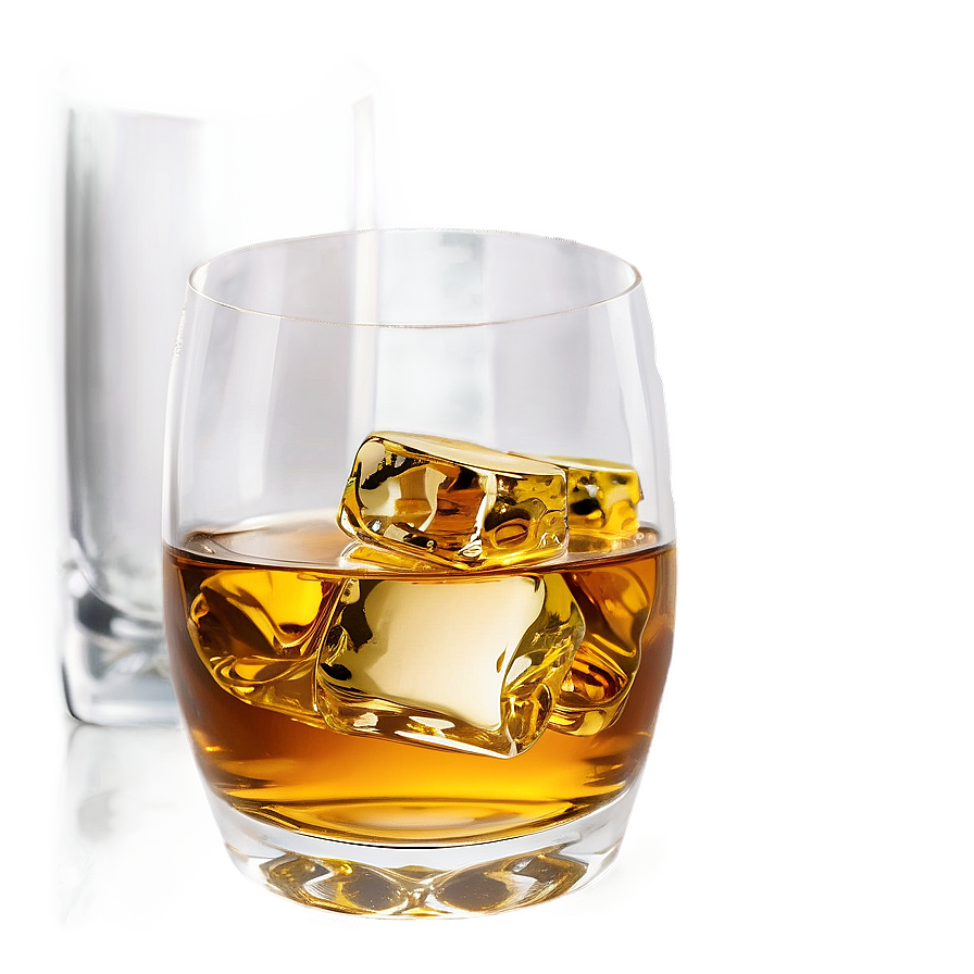 Whiskey Glass With Scotch Png 06132024