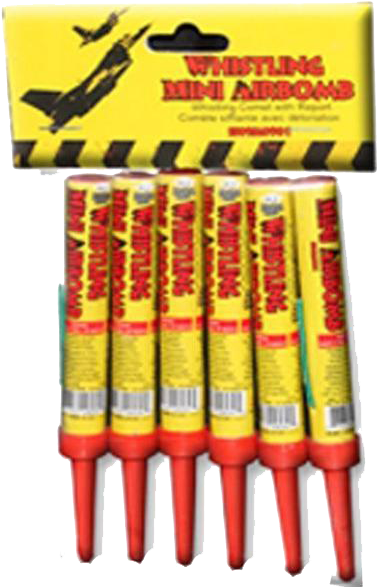 Whistling Mini Airbombs Fireworks Pack