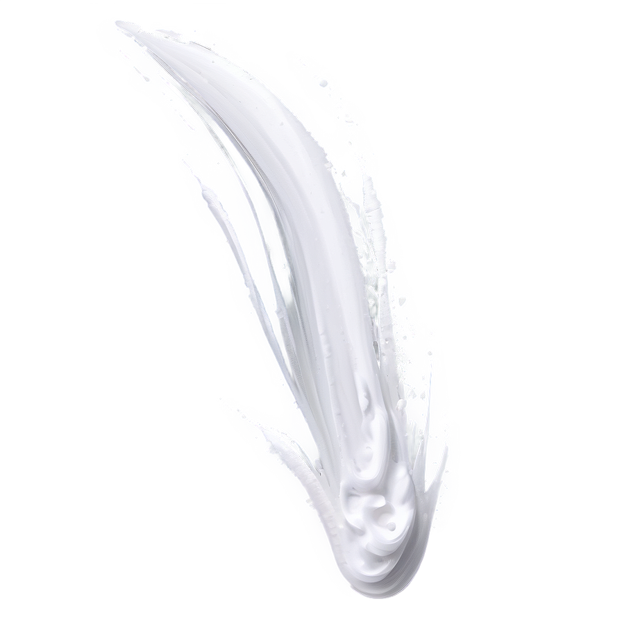 White Acrylic Brush Stroke Png 54