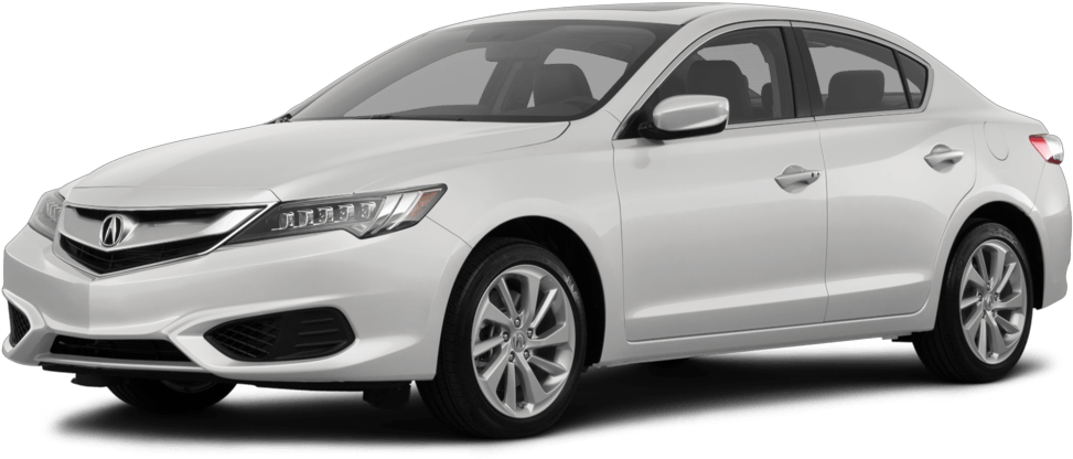 White Acura Sedan Profile View