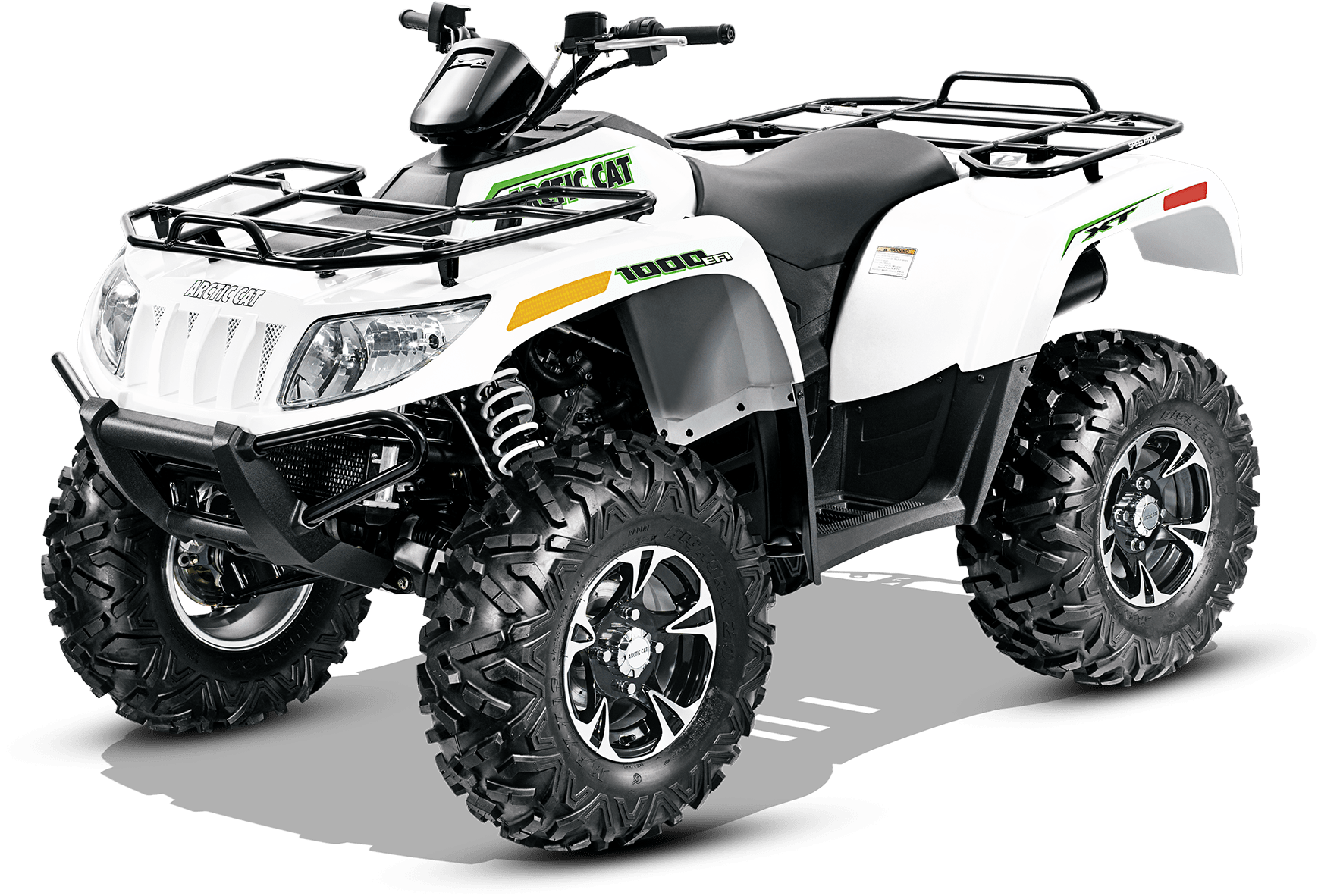 White Arctic Cat A T V