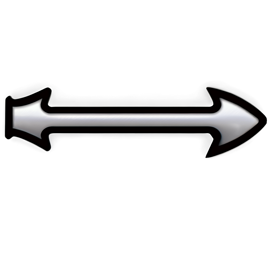 White Arrow Navigation Png Jhg42