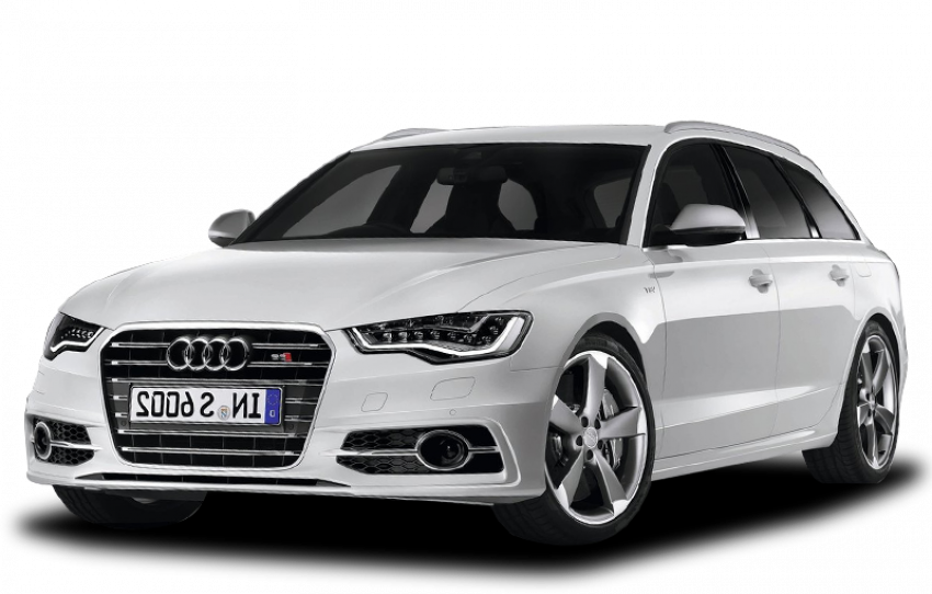 White Audi A6 Avant Luxury Car H D