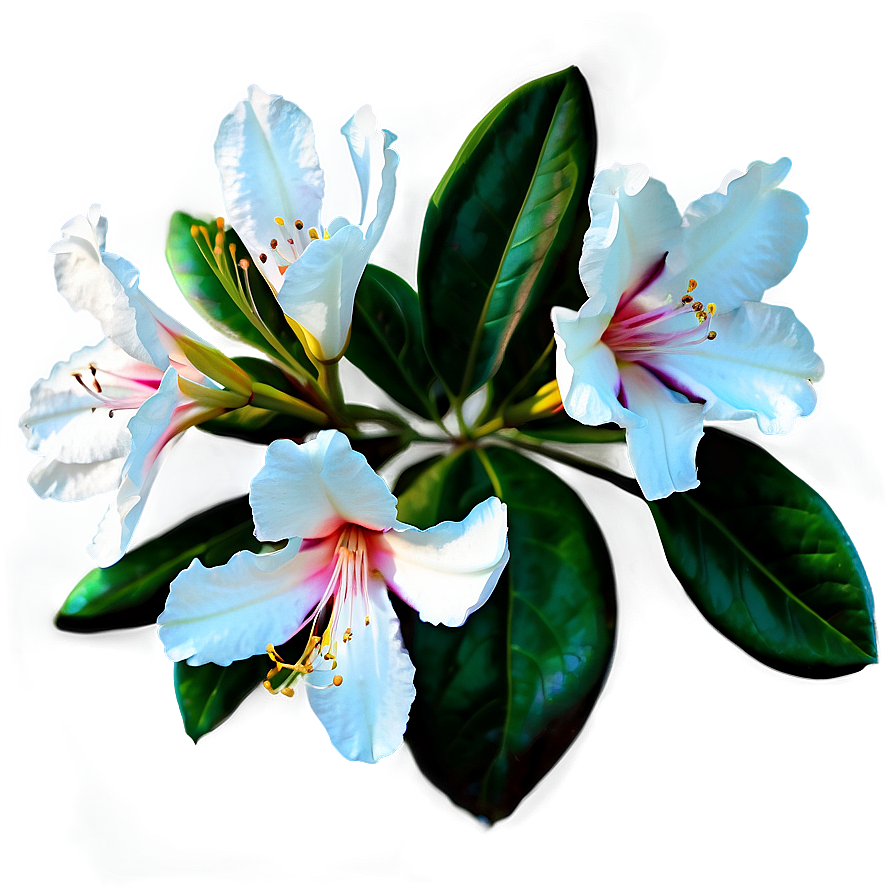 White Azalea Flower Png 21