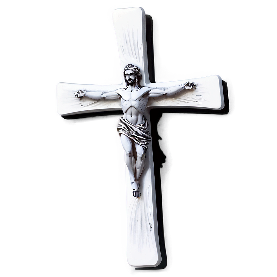 White Background Thin Cross Png Xey53