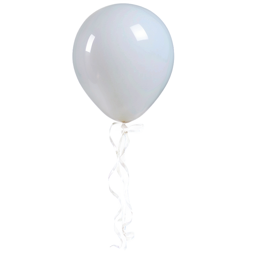 White Balloon Bunch Png Mth