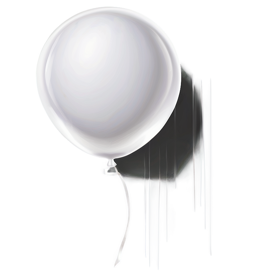 White Balloon Clipart Png Urm