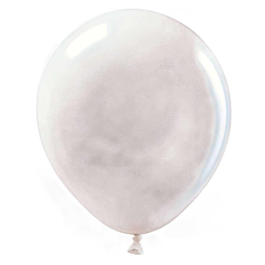 White Balloon Template Png Fri